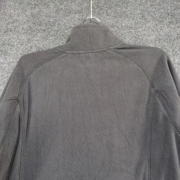 UPS 1/4 Zip Men's Uniform Fleece Jacket Gray M Graphic Logo Employee - Picture 3 of 13